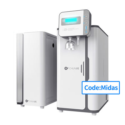 Harga yang pantas 10L/H ASTM Ultra Pure Reverse Osmosis System Type I Distiller Air Laboratorium on line