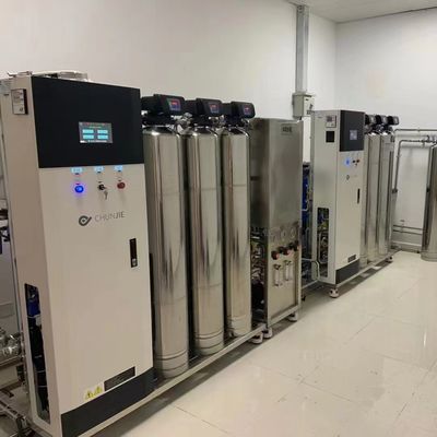 Harga yang pantas 1ppb sampai 3ppb Sistem air ultra murni Sistem pengolahan air dengan reverse osmosis on line